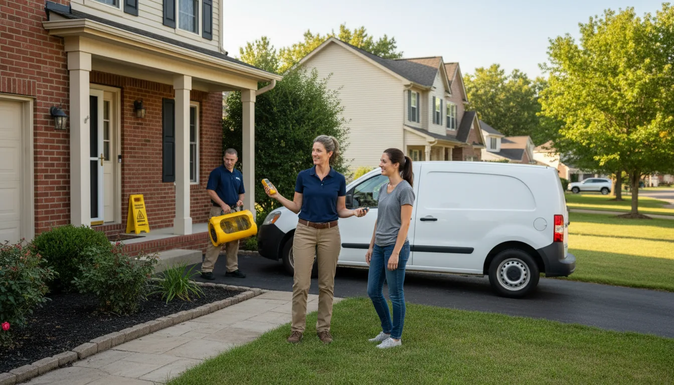 Water restoration image for Water Damage & Restoration Services in Saluda, VA